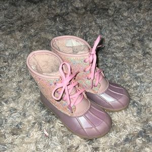 Girls’ Wonder Nation Sherpa lined winter boots